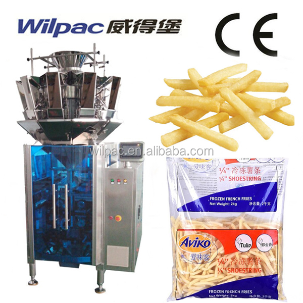 Máquina de embalaje de papas fritas
