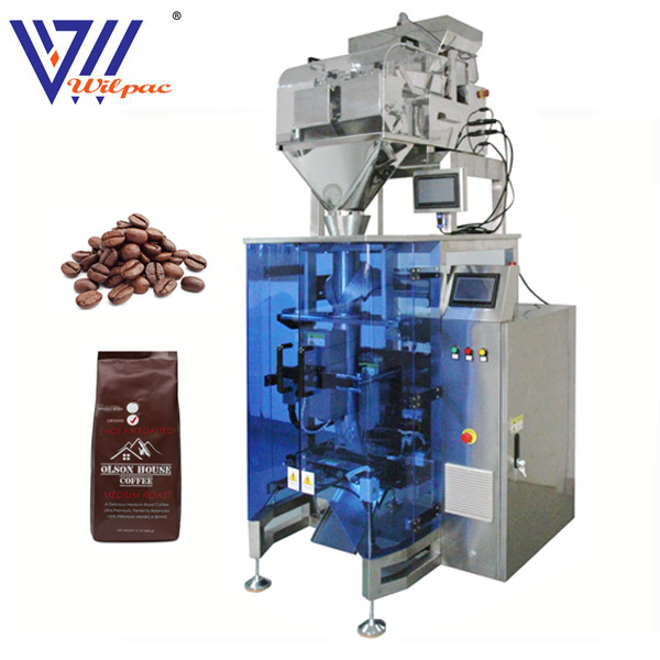 Máquina de embalaje lineal de bolsas de grano de café